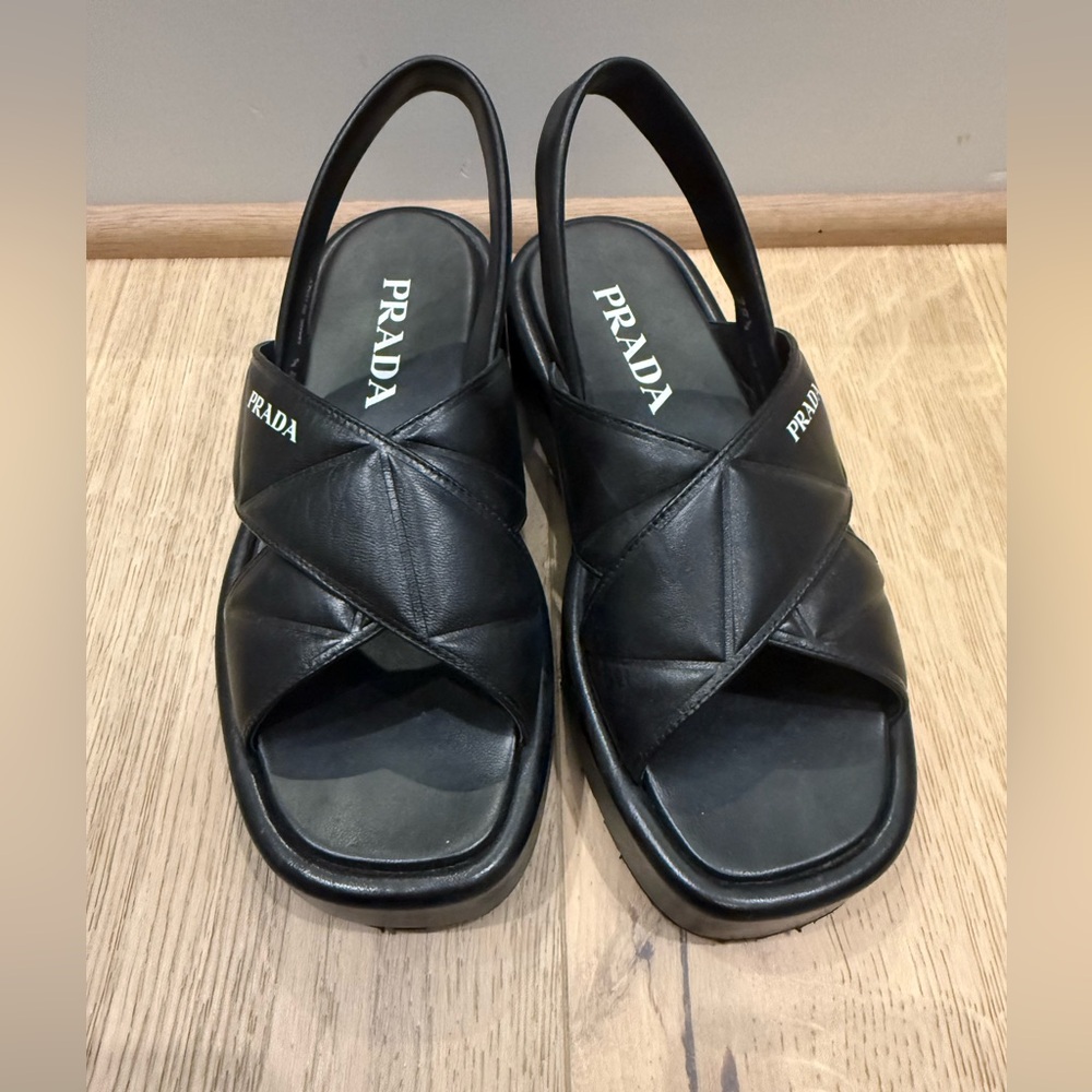 Prada Black Sandals